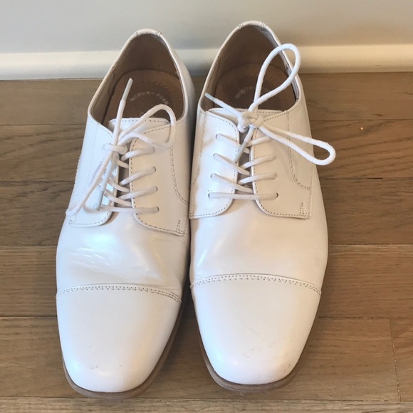 Florsheim White Dress Shoes Boys size 6 - Picture 1 of 4